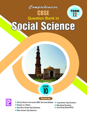 cover image of Comprehensive CBSE Question Bank in Social Science X (Term-II )